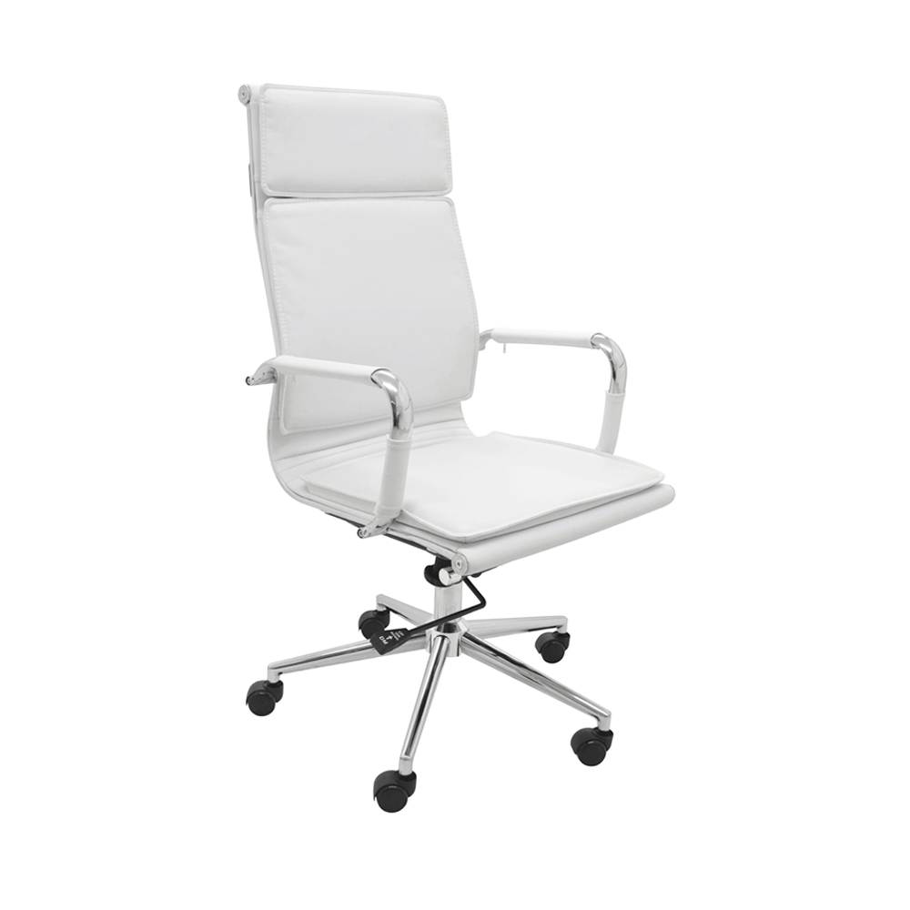 Cadeira branca para escritório